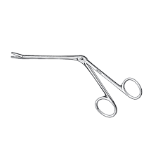 Noyes Alligator Forceps, 5 1/2" (14.0 Cm) Shaft, 1x2 Teeth, Serrated Jaws